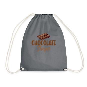 Cadeaux pour amateurs de chocolat - Sac de sport léger - gris - Devant