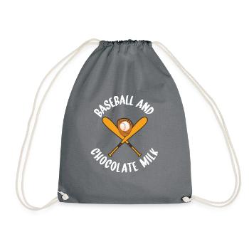 Cadeaux pour amateurs de lait au chocolat - Sac de sport léger - gris - Devant