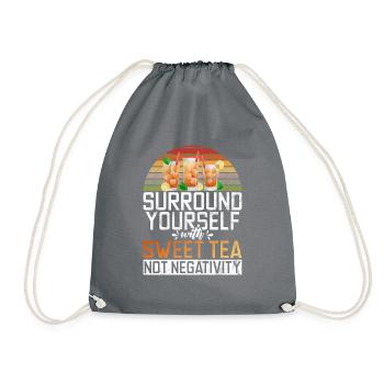 Cadeaux pour amateurs de thé sucré - Sac de sport léger - gris - Devant