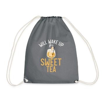 Cadeaux pour amateurs de thé sucré - Sac de sport léger - gris - Devant