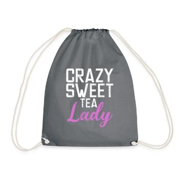 Cadeaux pour amateurs de thé sucré - Sac de sport léger - gris - Devant