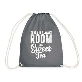 Cadeaux pour amateurs de thé sucré - Sac de sport léger - gris - Devant