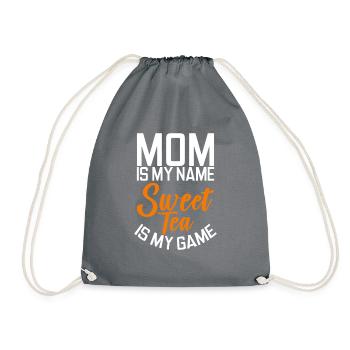 Cadeaux pour amateurs de thé sucré - Sac de sport léger - gris - Devant