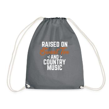 Cadeaux pour amateurs de thé sucré - Sac de sport léger - gris - Devant