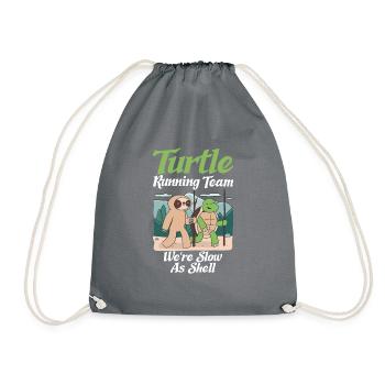 Turtle Owner Gift Turtle Lover - Drawstring Bag - grey - Front