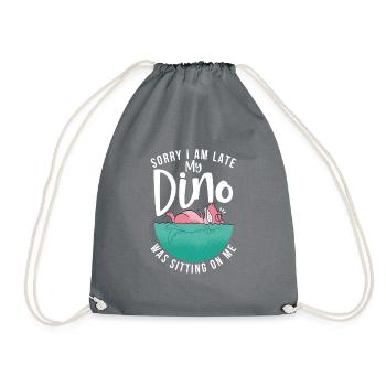 Cadeau de dinosaure Dino Lover Cadeau - Sac de sport léger - gris - Devant