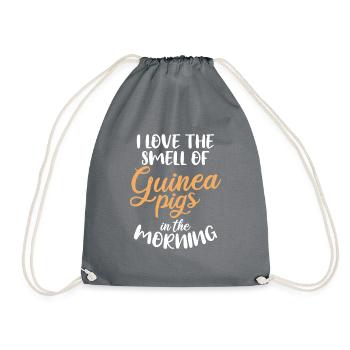 Cadeau de cochon d’Inde mignon - Sac de sport léger - gris - Devant