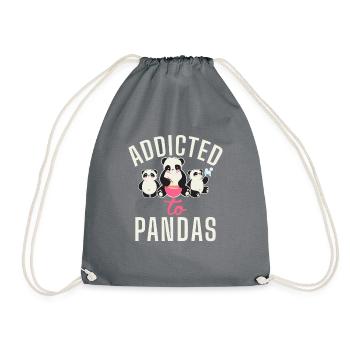 Panda Cadeaux Panda Lover - Sac de sport léger - gris - Devant