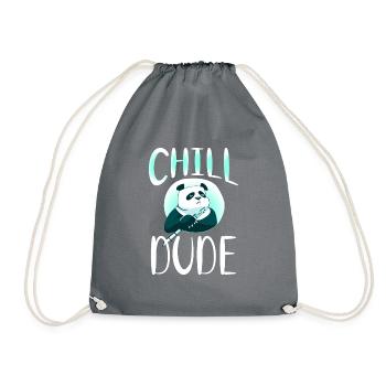 Panda Gifts Panda Lover - Drawstring Bag - grey - Front