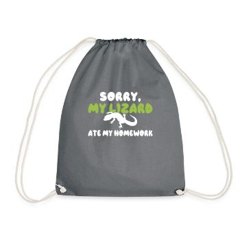 Lizard Lover Lizard Gift Lizard Propriétaire - Sac de sport léger - gris - Devant