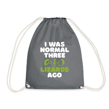 Lizard Lover Lizard Gift Lizard Propriétaire - Sac de sport léger - gris - Devant