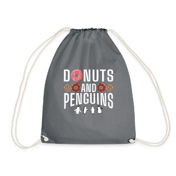 Penguin Lover Penguin Cadeaux - Sac de sport léger - gris - Devant
