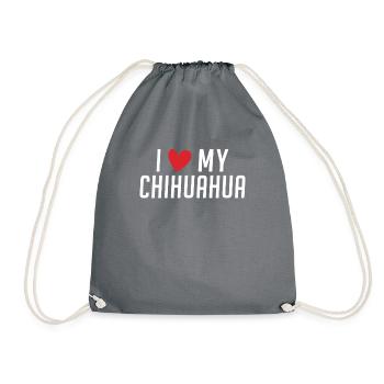 Chihuahua Cadeaux Chihuahua Propriétaire - Sac de sport léger - gris - Devant