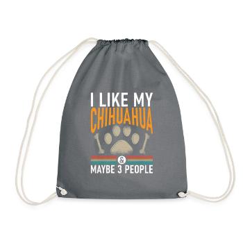 Chihuahua Cadeaux Chihuahua Propriétaire - Sac de sport léger - gris - Devant