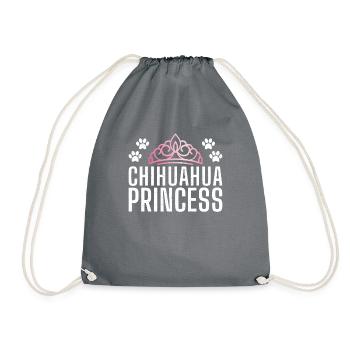 Chihuahua Geschenke Chihuahua Besitzer - Turnbeutel - Grau - Vorne