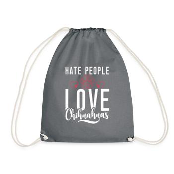 Chihuahua Cadeaux Chihuahua Propriétaire - Sac de sport léger - gris - Devant