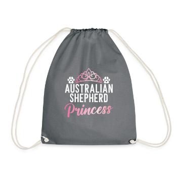 Australian Shepherd Geschenke - Turnbeutel - Grau - Vorne