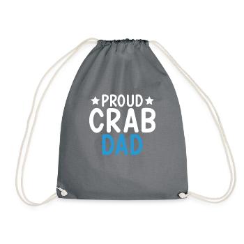Cadeaux Crab Lover - Sac de sport léger - gris - Devant