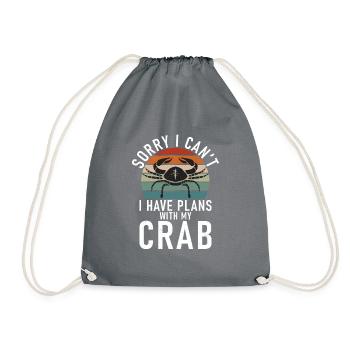 Cadeaux Crab Lover - Sac de sport léger - gris - Devant