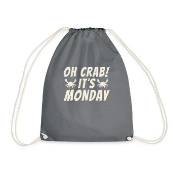 Cadeaux Crab Lover - Sac de sport léger - gris - Devant