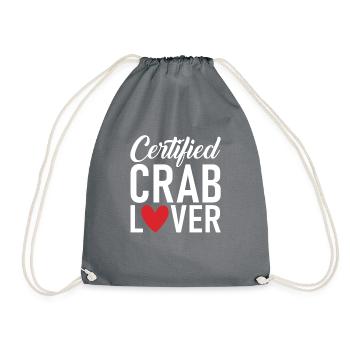 Cadeaux Crab Lover - Sac de sport léger - gris - Devant