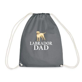 Cadeaux amoureux du Labrador - Sac de sport léger - gris - Devant