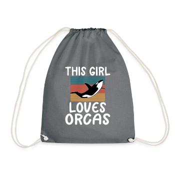 Cadeaux d'orques - Sac de sport léger - gris - Devant