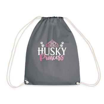 Cadeaux de chien Husky - Sac de sport léger - gris - Devant