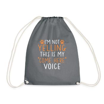 Cadeaux de bouledogue français - Sac de sport léger - gris - Devant