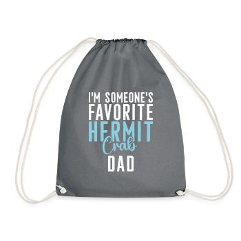 Hermit Crab Gifts - Drawstring Bag - grey - Front