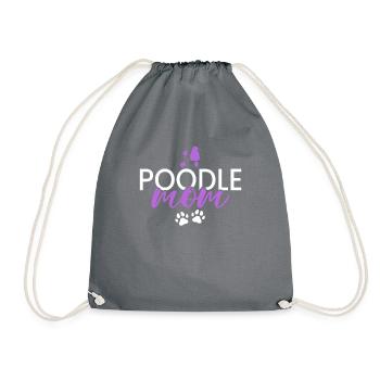 Cadeaux Caniche - Sac de sport léger - gris - Devant