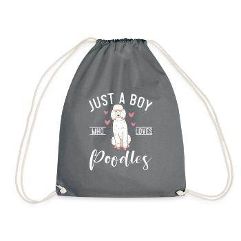 Cadeaux Caniche - Sac de sport léger - gris - Devant