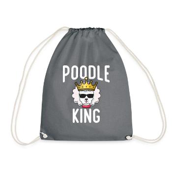 Poodle Gifts - Turnbeutel - Grau - Vorne
