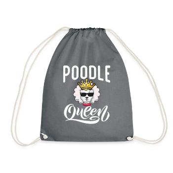 Cadeaux Caniche - Sac de sport léger - gris - Devant