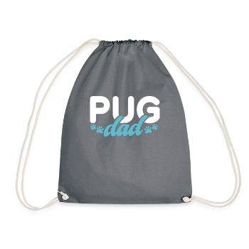 Cadeaux de carlin pour les amateurs de carlins - Sac de sport léger - gris - Devant
