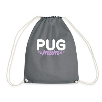Cadeaux de carlin pour les amateurs de carlins - Sac de sport léger - gris - Devant