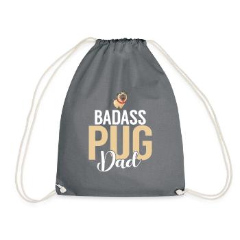 Cadeaux de carlin pour les amateurs de carlins - Sac de sport léger - gris - Devant