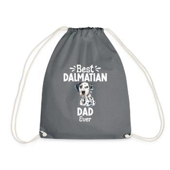 Gifts for Dalmatian Lovers - Drawstring Bag - grey - Front