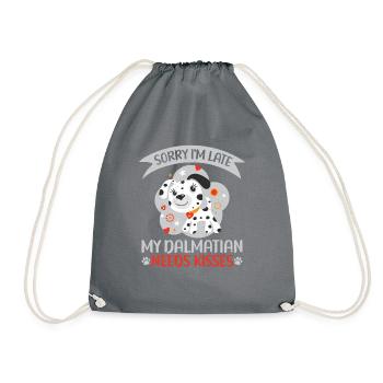 Gifts for Dalmatian Lovers - Turnbeutel - Grau - Vorne