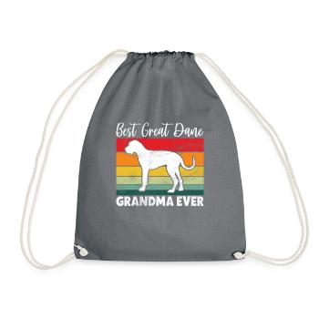 Great Dane Gifts - Turnbeutel - Grau - Vorne