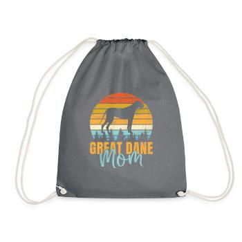 Great Dane Gifts - Turnbeutel - Grau - Vorne