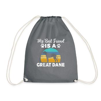 Great Dane Gifts - Turnbeutel - Grau - Vorne