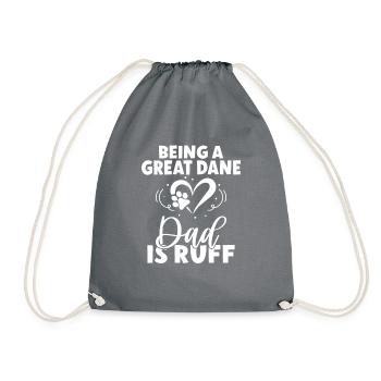 Great Dane Gifts - Turnbeutel - Grau - Vorne