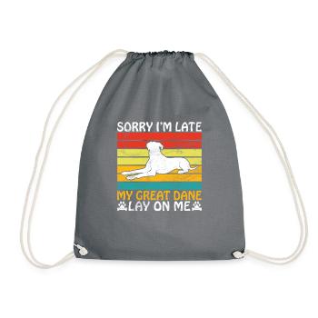 Great Dane Gifts - Turnbeutel - Grau - Vorne
