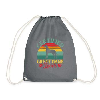 Great Dane Gifts - Turnbeutel - Grau - Vorne