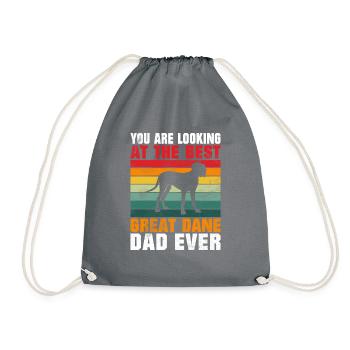 Great Dane Gifts - Turnbeutel - Grau - Vorne