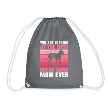 Great Dane Gifts - Turnbeutel - Grau - Vorne