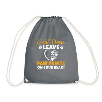 Great Dane Gifts - Turnbeutel - Grau - Vorne