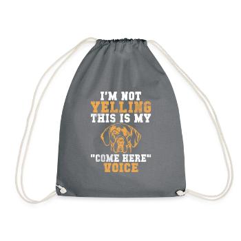 Great Dane Gifts - Turnbeutel - Grau - Vorne