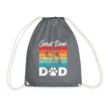 Great Dane Gifts - Turnbeutel - Grau - Vorne